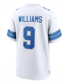 Men's Detroit Lions Jameson Williams Nike White White Game Jersey