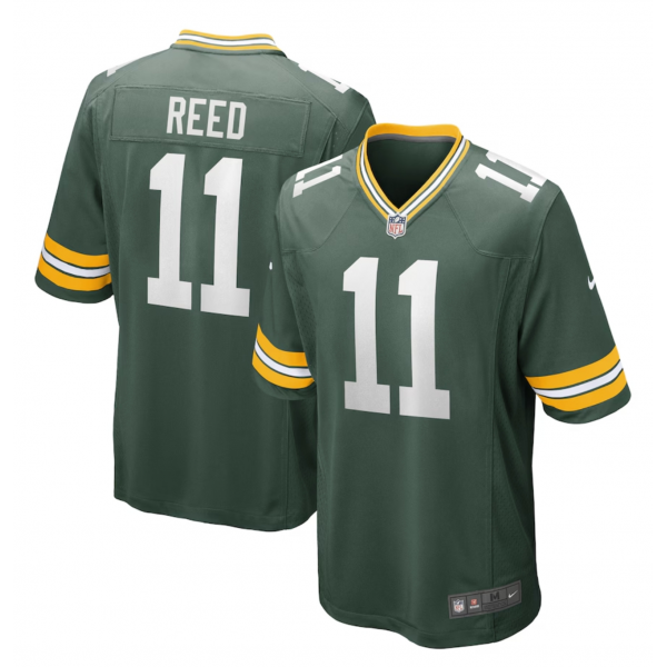 Men's Green Bay Packers Jayden Reed Nike Green Game Jersey Men's Green Bay Packers Jayden Reed Nike Green Game Jersey