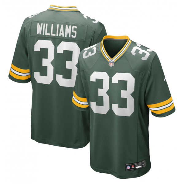 Men's Green Bay Packers Evan Williams Nike Green Game Jersey