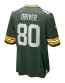 Men's Green Bay Packers Donald Driver Nike Green Game Retired Player Jersey
