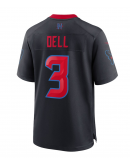Men's Houston Texans Tank Dell Nike Navy 2nd Alternate Game Jersey