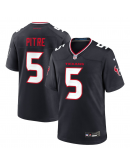 Men's Houston Texans Jalen Pitre Nike Navy Game Jersey Men's Houston Texans Jalen Pitre Nike Navy Game Jersey