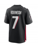 Men's Atlanta Falcons Bijan Robinson Nike Black Game Jersey