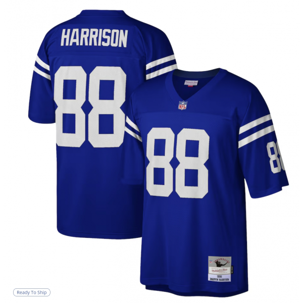 Men's Indianapolis Colts Marvin Harrison Mitchell & Ness Royal Legacy Replica Jersey