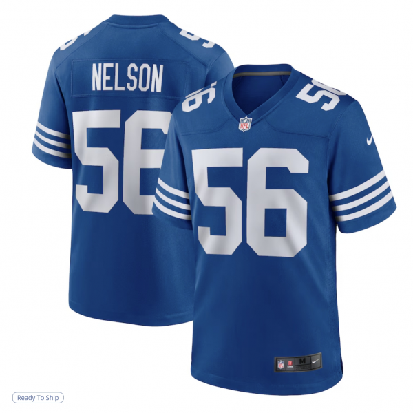 Men's Indianapolis Colts Quenton Nelson Nike Royal Alternate Game Jersey