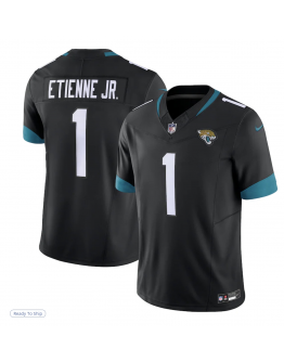 Men's Jacksonville Jaguars Travis Etienne Nike Black Limited Jersey