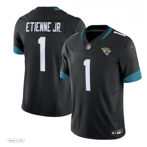 Men's Jacksonville Jaguars Travis Etienne Nike Black Limited Jersey