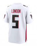 Men's Atlanta Falcons Drake London Nike White Away Game Player Jersey
