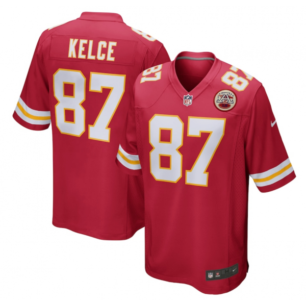 Men's Kansas City Chiefs Travis Kelce Nike Red Game Jersey Men's Kansas City Chiefs Travis Kelce Nike Red Game Jersey