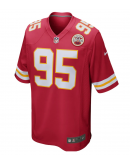 Men's Kansas City Chiefs Chris Jones Nike Red Game Jersey Men's Kansas City Chiefs Chris Jones Nike Red Game Jersey
