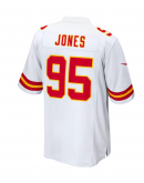 Men's Kansas City Chiefs Chris Jones Nike White Game Jersey Men's Kansas City Chiefs Chris Jones Nike White Game Jersey