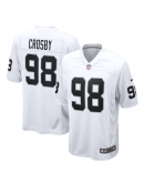 Men's Las Vegas Raiders Maxx Crosby Nike White Game Jersey Men's Las Vegas Raiders Maxx Crosby Nike White Game Jersey