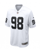 Men's Las Vegas Raiders Maxx Crosby Nike White Game Jersey Men's Las Vegas Raiders Maxx Crosby Nike White Game Jersey