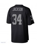 Men's Las Vegas Raiders Bo Jackson Mitchell & Ness Black Legacy Replica Jersey
