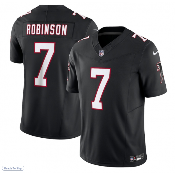 Men's Atlanta Falcons Bijan Robinson Nike Black Alternate Limited Jersey
