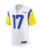 Men's Los Angeles Rams Puka Nacua Nike White Game Jersey Men's Los Angeles Rams Puka Nacua Nike White Game Jersey