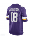 Men's Minnesota Vikings Justin Jefferson Nike Purple Player Game Jersey