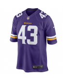Men's Minnesota Vikings Andrew Van Ginkel Nike Purple Team Game Jersey
