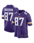 Men's Minnesota Vikings T.J. Hockenson Nike Purple Game Player Jersey