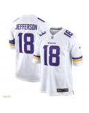 Men's Minnesota Vikings Justin Jefferson Nike White Game Player Jersey