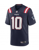 Men's New England Patriots Drake Maye Nike Navy Player Game Jersey