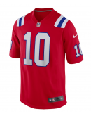Men's New England Patriots Drake Maye Nike Red Player Game Jersey