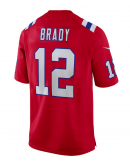 Men's New England Patriots Tom Brady Nike Red Retired Game Jersey