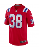 Men's New England Patriots Rhamondre Stevenson Nike Red Alternate Game Player Jersey