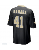 Men's New Orleans Saints Alvin Kamara Nike Black Game Jersey