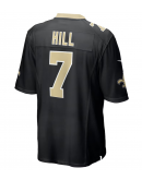 Men's New Orleans Saints Taysom Hill Nike Black Game Jersey