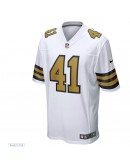 Men's New Orleans Saints Alvin Kamara Nike White Alternate Game Jersey