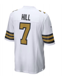 Men's New Orleans Saints Taysom Hill Nike White Alternate Game Jersey