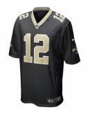 Men's New Orleans Saints Chris Olave Nike Black Player Game Jersey