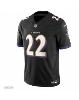 Men's Baltimore Ravens Derrick Henry Nike Black Limited Jersey