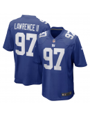Men's New York Giants Dexter Lawrence II Nike Royal Team Game Player Jersey