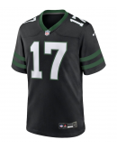 Men's New York Jets Davante Adams Nike Legacy Black Alternate Game Jersey