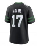 Men's New York Jets Davante Adams Nike Legacy Black Alternate Game Jersey