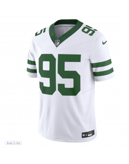 Men's New York Jets Quinnen Williams Nike Legacy White Limited Jersey