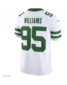 Men's New York Jets Quinnen Williams Nike Legacy White Limited Jersey