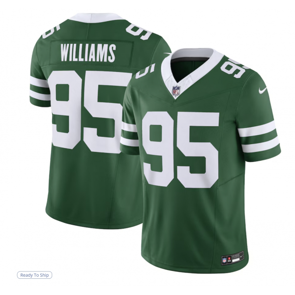 Men's New York Jets Quinnen Williams Nike Legacy Green Limited Jersey