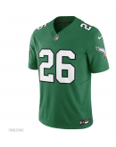 Men's Philadelphia Eagles Saquon Barkley Nike Kelly Green Alternate Game Jersey Men's Philadelphia Eagles Saquon Barkley Nike Kelly Green Alternate Game Jersey