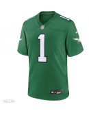 Men's Philadelphia Eagles Jalen Hurts Nike Kelly Green Alternate Game Player Jersey
