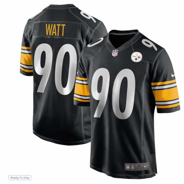 Men's Pittsburgh Steelers T.J. Watt Nike Black Game Jersey Men's Pittsburgh Steelers T.J. Watt Nike Black Game Jersey
