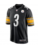 Men's Pittsburgh Steelers Russell Wilson Nike Black Game Jersey