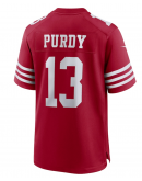 Men's San Francisco 49ers Brock Purdy Nike Scarlet Game Player Jersey