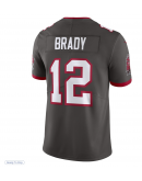Men's Tampa Bay Buccaneers Tom Brady Nike Pewter Alternate Untouchable Limited Jersey