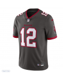Men's Tampa Bay Buccaneers Tom Brady Nike Pewter Alternate Untouchable Limited Jersey