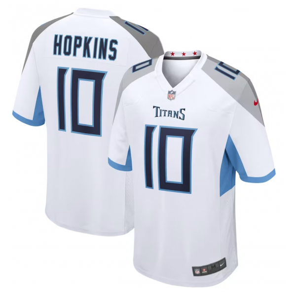 Men's Tennessee Titans DeAndre Hopkins Nike White Game Jersey