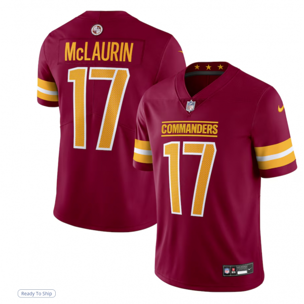 Men's Washington Commanders Terry McLaurin Nike Burgundy Untouchable Limited Jersey