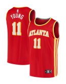 Youth Atlanta Hawks Trae Young Fanatics Red Fast Break Player Jersey - Icon Edition